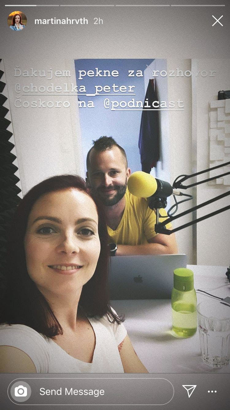 Martina Horváthová v podcaste Podnicast